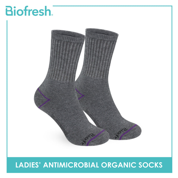 Biofresh Ladies’ Organic Scent Cotton Extreme Performance Crew Socks 3 pairs in a pack RLSG1105