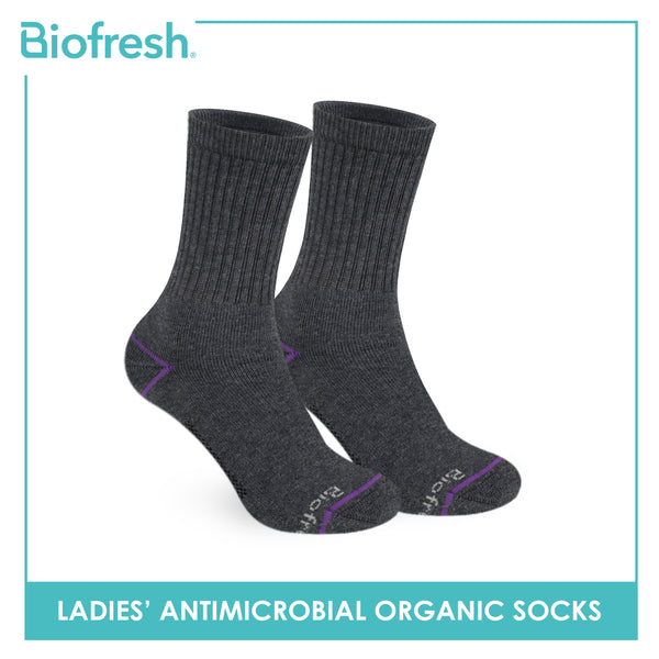 Biofresh Ladies’ Organic Scent Cotton Extreme Performance Crew Socks 3 pairs in a pack RLSG1105