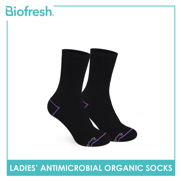 Biofresh Ladies’ Organic Scent Cotton Extreme Performance Crew Socks 3 pairs in a pack RLSG1105