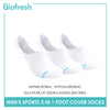 Biofresh Men’s Antimicrobial Cotton Lite Thick Sports Foot Cover 3 pairs in a pack RMSFG4