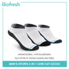 Biofresh Men's Antimicrobial Cotton Thick Sports Low Cut Socks 3 pairs in a pack RMSKG29