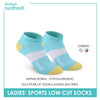 Biofresh Runfresh Ladies’ Cotton Thick Sports Low Cut Socks 1 pair RRLS531