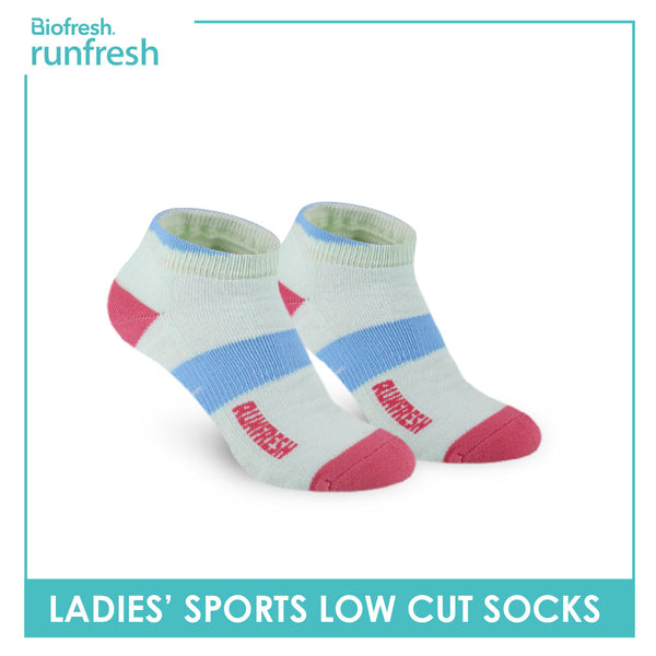 Biofresh Runfresh Ladies’ Cotton Thick Sports Low Cut Socks 1 pair RRLS531