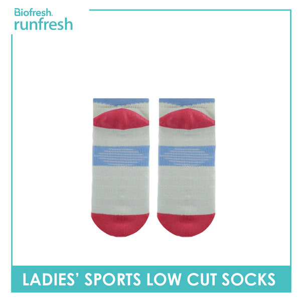 Biofresh Runfresh Ladies’ Cotton Thick Sports Low Cut Socks 1 pair RRLS531