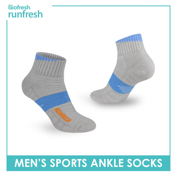 Biofresh Runfresh Men’s Cotton Thick Sports Ankle Socks 1 pair RRMS531