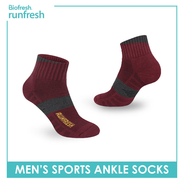 Biofresh Runfresh Men’s Cotton Thick Sports Ankle Socks 1 pair RRMS531
