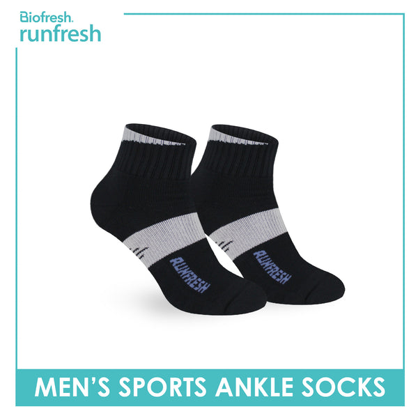 Biofresh Runfresh Men’s Cotton Thick Sports Ankle Socks 1 pair RRMS531
