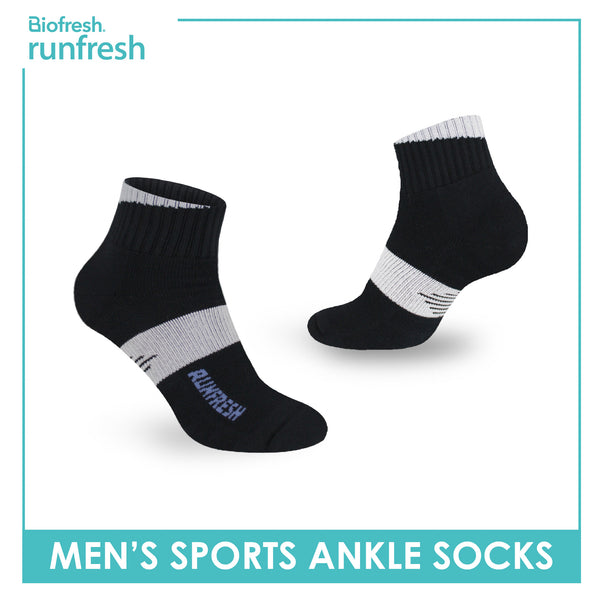 Biofresh Runfresh Men’s Cotton Thick Sports Ankle Socks 1 pair RRMS531
