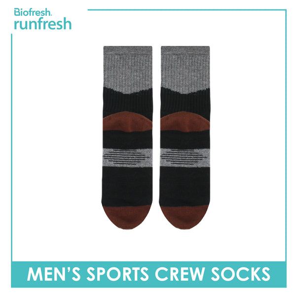 Biofresh Runfresh Men’s Cotton Thick Sports Crew Socks 1 pair RRMS532