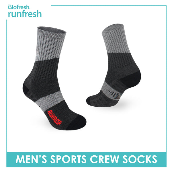 Biofresh Runfresh Men’s Cotton Thick Sports Crew Socks 1 pair RRMS532