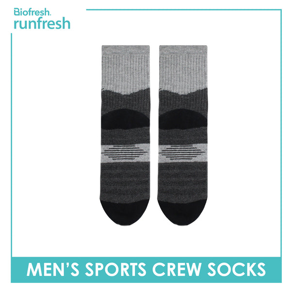 Biofresh Runfresh Men’s Cotton Thick Sports Crew Socks 1 pair RRMS532
