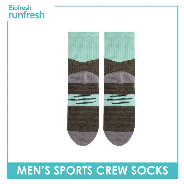 Biofresh Runfresh Men’s Cotton Thick Sports Crew Socks 1 pair RRMS532