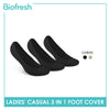 Biofresh Ladies' Antimicrobial Lite Thin Casual Foot Cover 3 pairs in a pack RSFCG1
