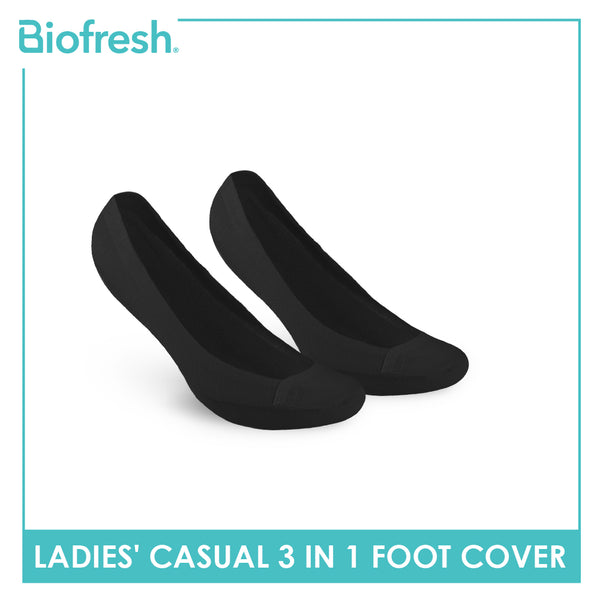 Biofresh Ladies' Antimicrobial Lite Thin Casual Foot Cover 3 pairs in a pack RSFCG1