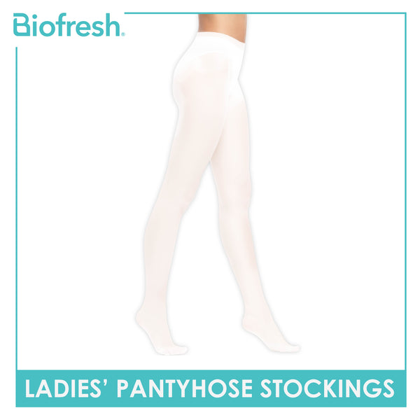 Biofresh Ladies’ Antimicrobial Full Support Smooth Stretch Pantyhose Stockings 120 Denier 1 pair RSP120