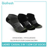 Biofresh Ladies’ Green Tea Cotton Light Performance Low Cut Socks 3 pairs in a pack RTLCG2401