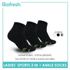 Biofresh Ladies’ Green Tea Sports Ankle Socks 3 pairs in 1 pack RTLSKG2