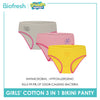 Biofresh | SpongeBob Girl's Antimicrobial Cotton Bikini Panty 3 pieces in a pack SBGPKG512