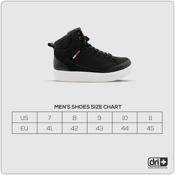 Dri Plus Men’s DRI+RIDE Urban Leather Mid Cut Sneaker Shoes HDMH3403
