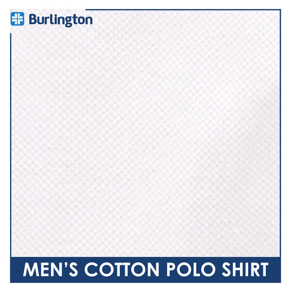 Burlington Men’s Cotton Embroidered Bearlington Collection Polo Shirt 1pc TBMESP2