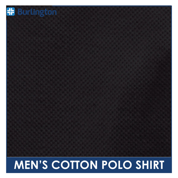 Burlington Men’s Cotton Embroidered Bearlington Collection Polo Shirt 1pc TBMESP3
