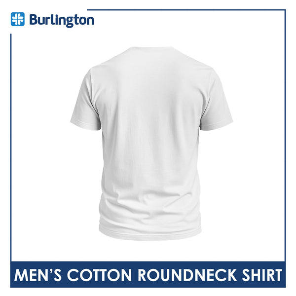 Burlington Men’s Cotton Embroidered Bearlington Collection Roundneck Shirt 1pc TBMESR1