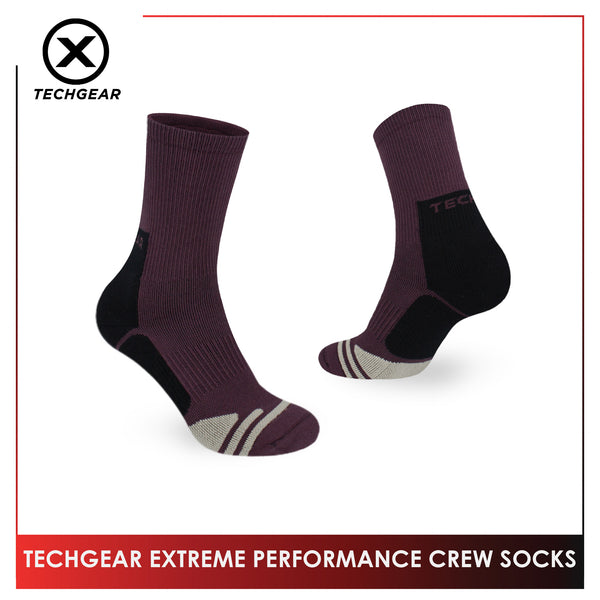 Burlington Men’s Techgear Extreme Performance Crew Socks 1 pair TGMK532