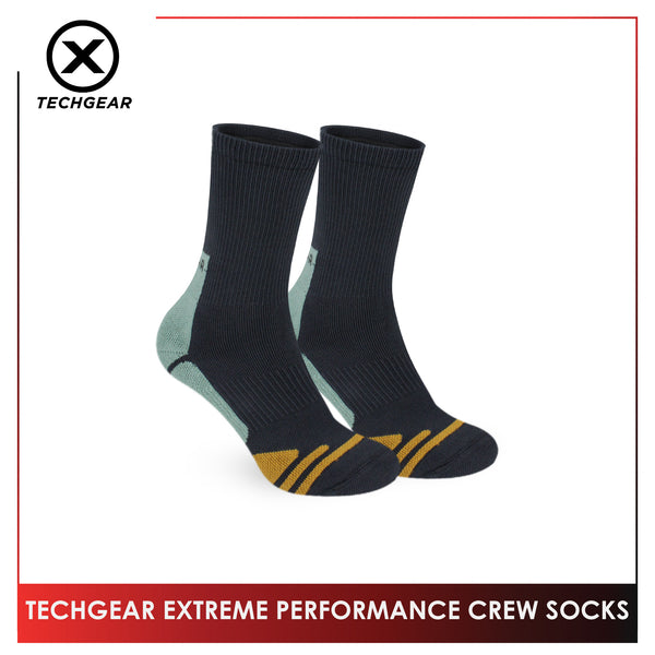 Burlington Men’s Techgear Extreme Performance Crew Socks 1 pair TGMK532