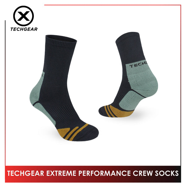 Burlington Men’s Techgear Extreme Performance Crew Socks 1 pair TGMK532