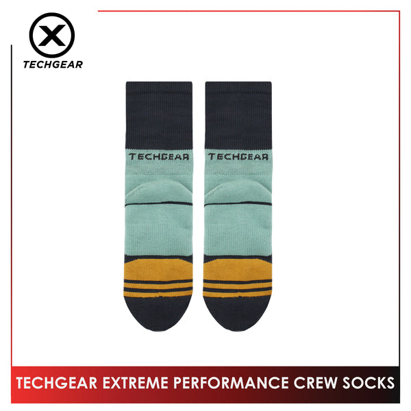 Burlington Men’s Techgear Extreme Performance Crew Socks 1 pair TGMK532