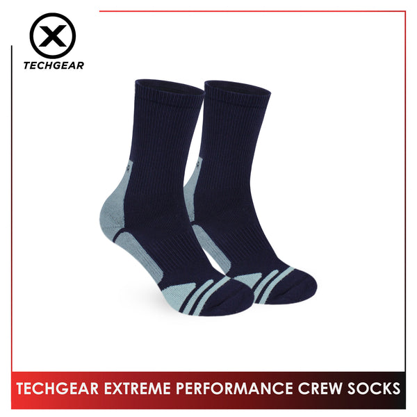 Burlington Men’s Techgear Extreme Performance Crew Socks 1 pair TGMK532