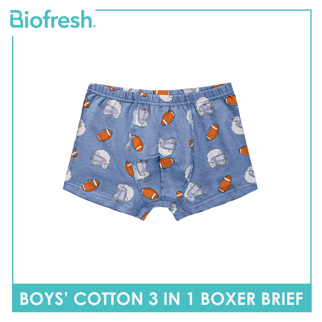 Buy Biofresh Biofresh Boys' Antimicrobial Cotton Boxer Briefs 3 Pieces In A  Pack UCBBG4101 2024 Online