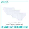 Biofresh Boys' Antimicrobial Cotton Brief 3 pieces in a pack UCBCG18