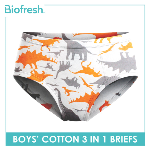 Biofresh Boys' Antimicrobial Cotton Brief 3 pieces in a pack UCBCG522