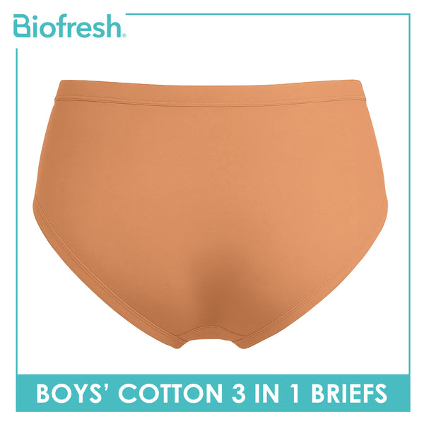 Biofresh Boys' Antimicrobial Cotton Brief 3 pieces in a pack UCBCG522