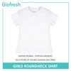 Biofresh Girls' Antimicrobial Cotton Roundneck Shirt 1 piece UGCSR1