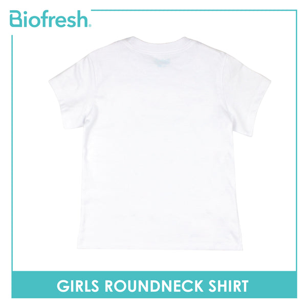 Biofresh Girls' Antimicrobial Cotton Roundneck Shirt 1 piece UGCSR1