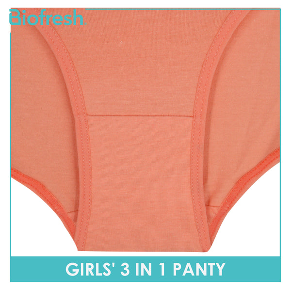 Biofresh Girls' Antimicrobial Cotton Panty 3 pieces in a pack UGPKG20