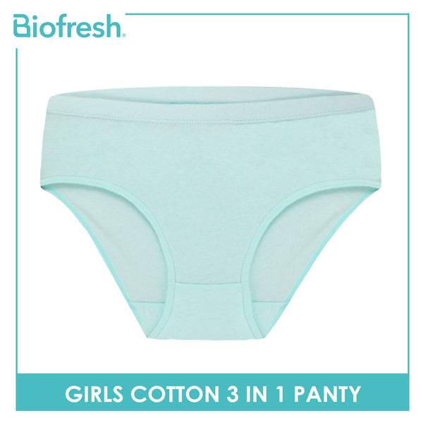 Biofresh Girls' Antimicrobial Cotton Panty 3 pieces in a pack UGPKG21