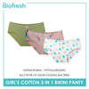 Biofresh Girls’ Antimicrobial Cotton Bikini Panty 3 pieces in a pack UGPKG521