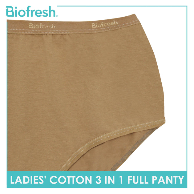 Buy Biofresh Ladies' Antimicrobial Cotton Full Panty 3 Pieces In A Pack  Ulprg4 2024 Online