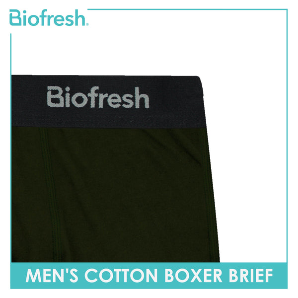 Biofresh Men's Antimicrobial Cotton Boxer Brief 1 piece UMBBFS2