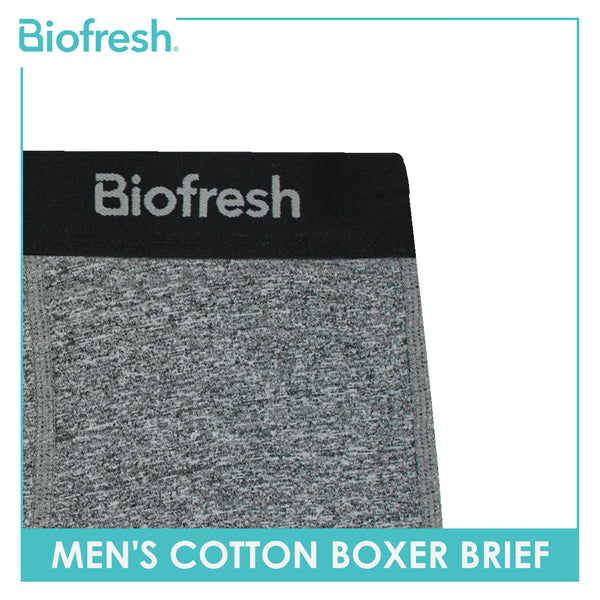 Biofresh Men's Antimicrobial Cotton Boxer Brief 1 piece UMBBFS2