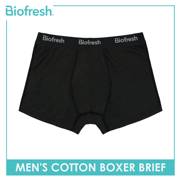 Biofresh Men's Antimicrobial Cotton Boxer Brief 1 piece UMBBFS2