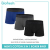 Biofresh Men's Antimicrobial Modal Cotton Boxer Brief 3 pieces in a pack UMBBG24