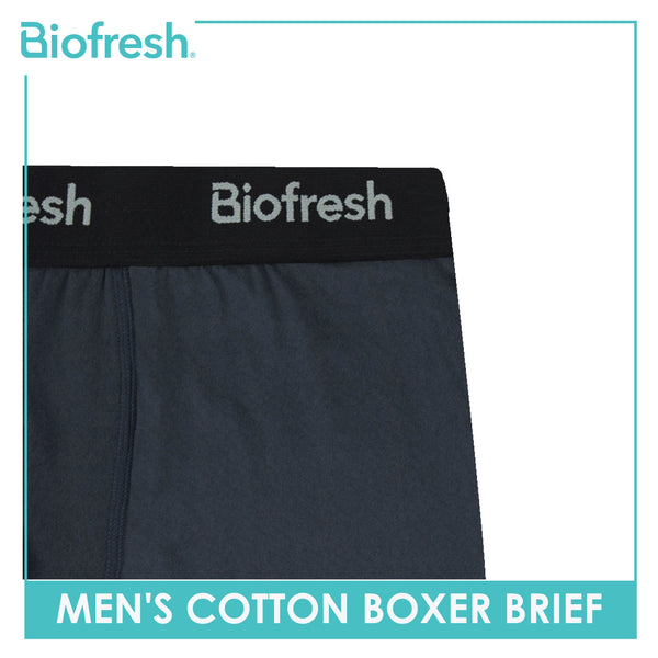 Biofresh Men's Antimicrobial Cotton Boxer Brief 1 piece UMBBFS2