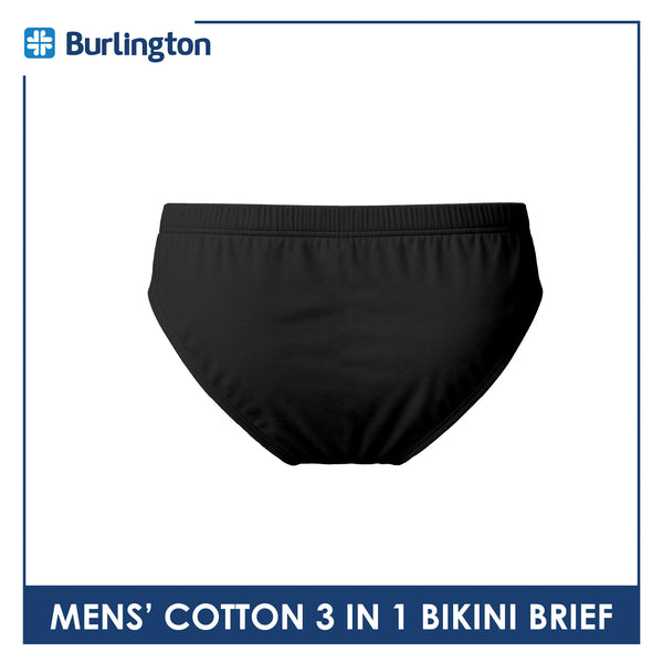 Burlington Men's Cotton Bikini Brief 3 pieces in a pack GTMBSG5