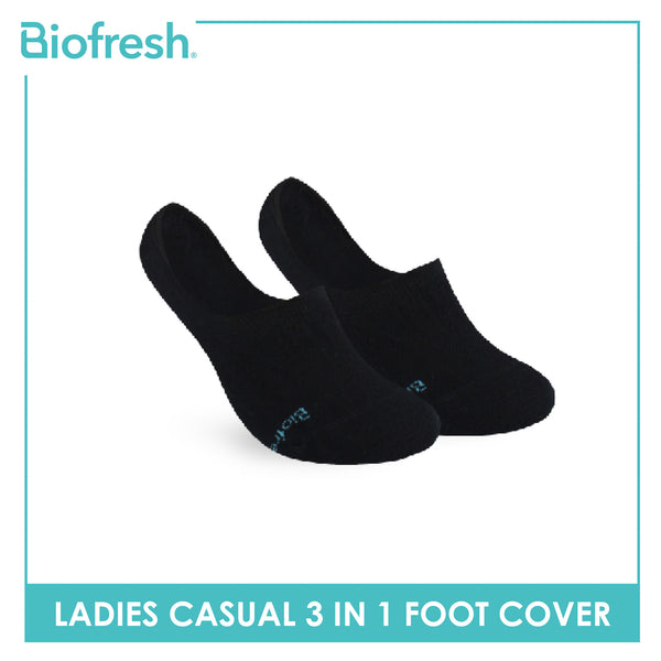 Biofresh Ladies' Antimicrobial Lite Thin Casual Foot Cover 3 pairs in a pack RLCFG7