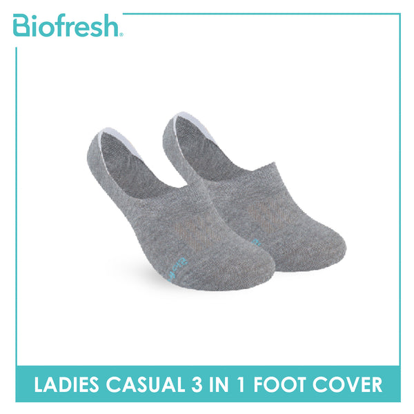Biofresh Ladies' Antimicrobial Lite Thin Casual Foot Cover 3 pairs in a pack RLCFG7