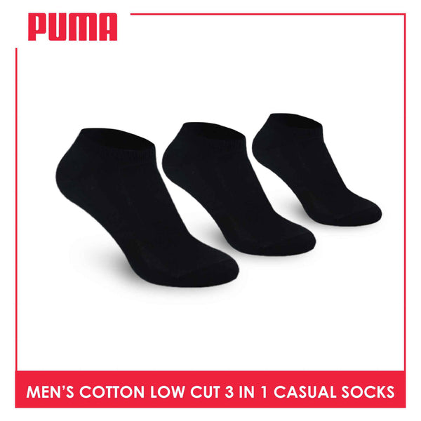 Puma Men's Cotton Lite Thin Casual Low Cut Socks 3 pairs in a pack PMCKG3